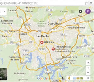 Figura 02 – Mapa da Grande São Paulo - Fonte – Google Maps