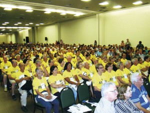 Delegação da APACAME na abertura do congresso