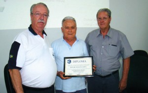 Constantino Zara Filho, Dr. Osmar Malaspina e Radamés Zovaro.